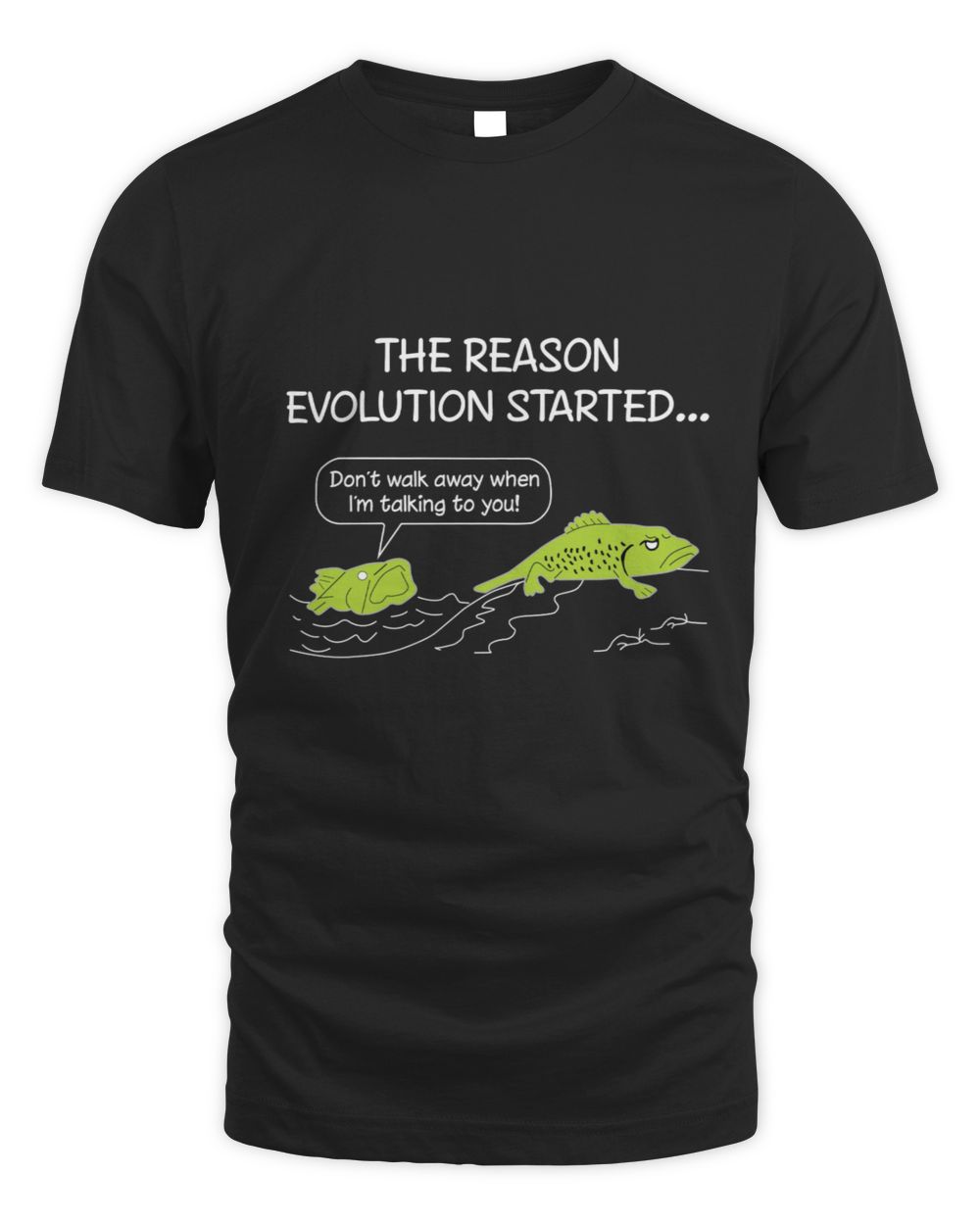 SCIENCE - THE REASON EVOLUTION STARTED.. Unisex Standard T-Shirt black s