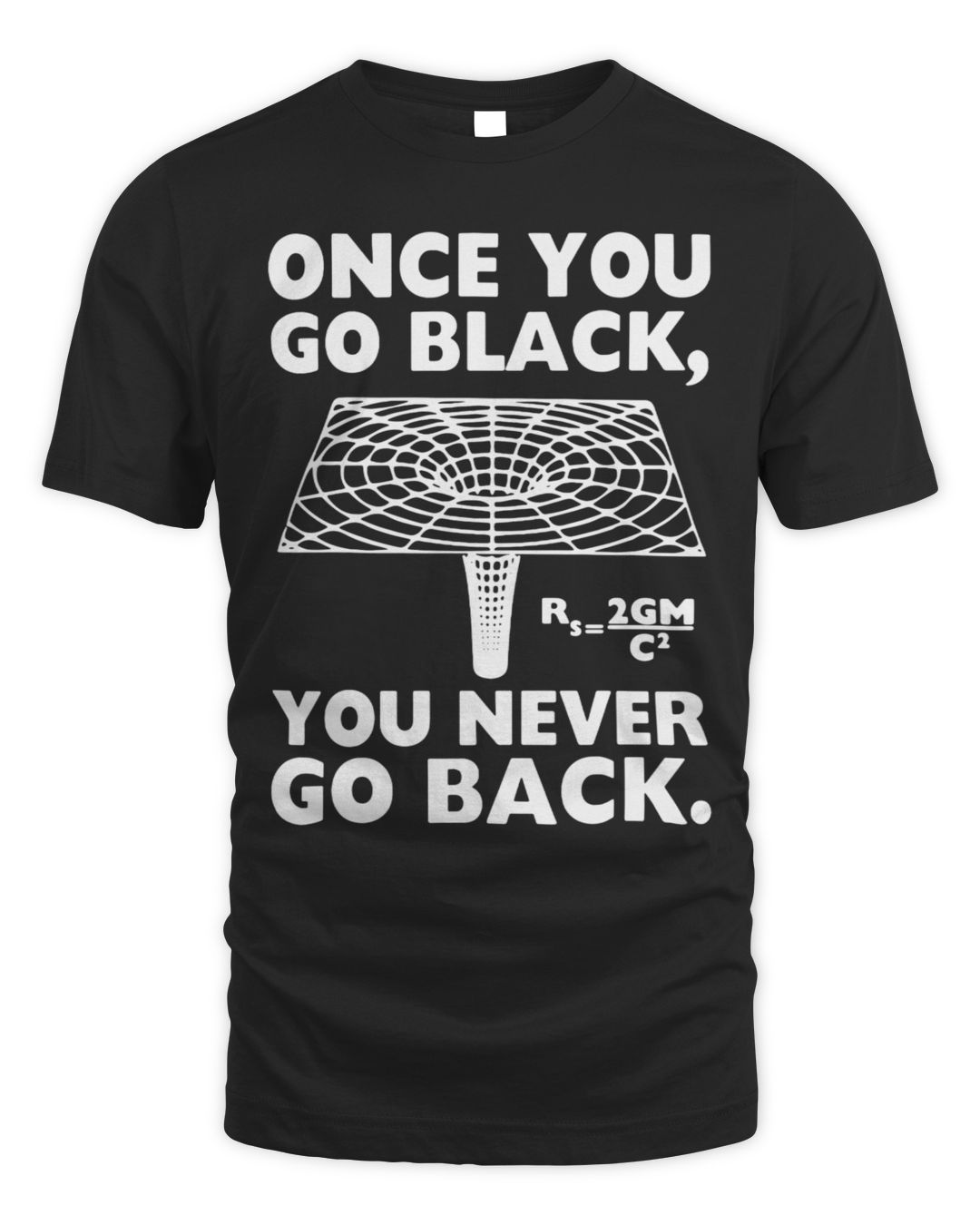 Once You Go Black You Never Go Back Funny TShirt Science Store