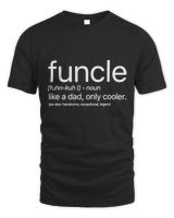 Funcle [fuhng kuhl] noun Like A Dad , Only Cooler Unisex Standard T-Shirt black s