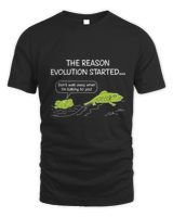 SCIENCE - THE REASON EVOLUTION STARTED.. Unisex Standard T-Shirt black s